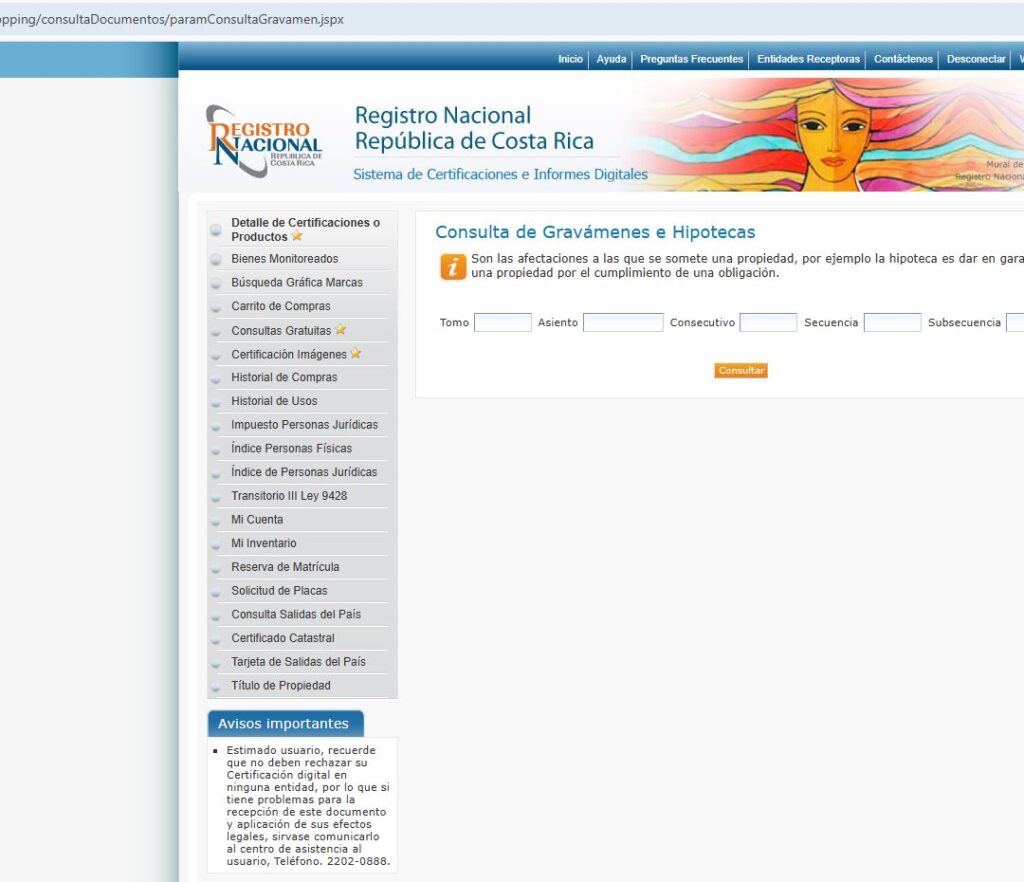 estudio de hipoteca costa rica
