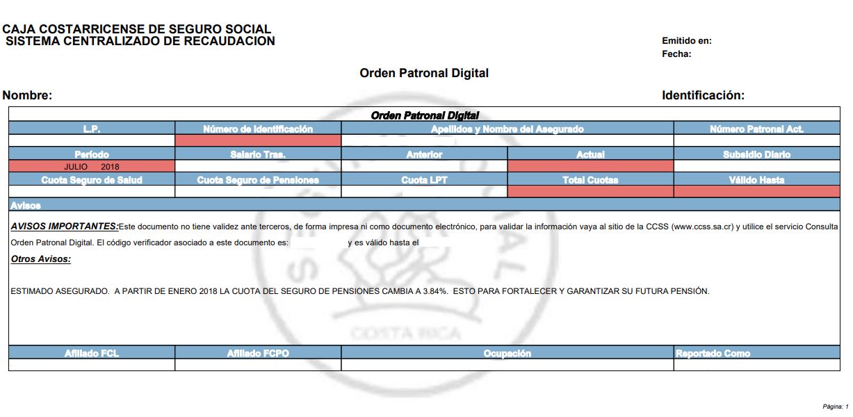 oden patronal SICERE